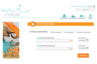 MiTravel - Website by VELA digital